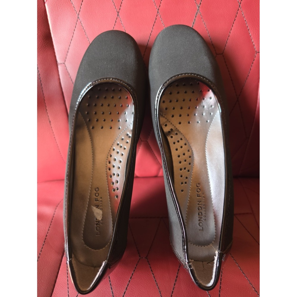 London Fog Chester Shoes Small Wedge Black Size 9 M
